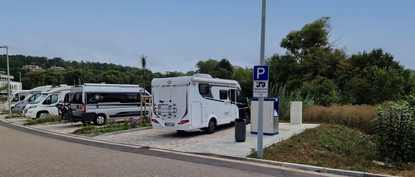 Motorhome parking space Weil der Stadt, © Stadt Weil der Stadt Motorhome parking space Weil der Stadt, © Stadt Weil der Stadt