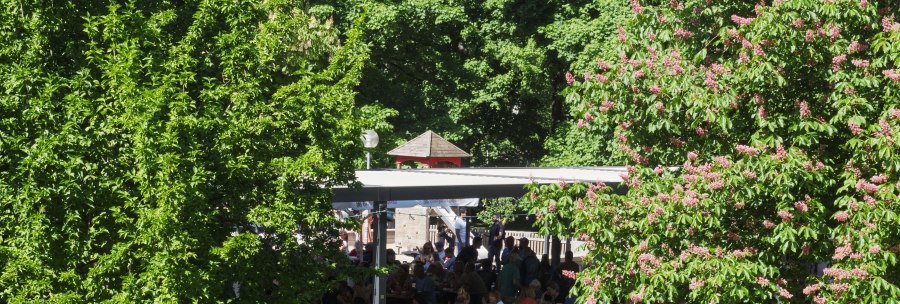 Beer garden in the Schlossgarten, © Anna Scognamillo Beer garden in the Schlossgarten, © Anna Scognamillo