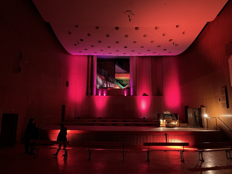 Die Walcker Orgel erstrahlt zur Hörprobe, © Planungsstab Villa Berg Die Walcker Orgel erstrahlt zur Hörprobe, © Planungsstab Villa Berg