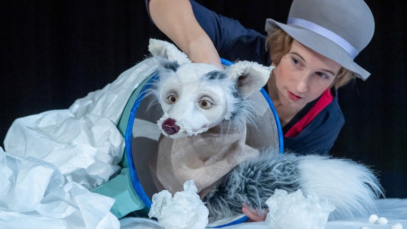 Lichtgestöber Schneegefunkel, © FITZ Das Theater animierter Formen Lichtgestöber Schneegefunkel, © FITZ Das Theater animierter Formen