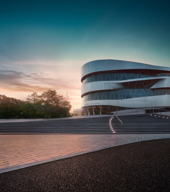 Mercedes-Benz Museum Stuttgart Außenansicht, © Mercedes-Benz Heritage GmbH Mercedes-Benz Museum Stuttgart Außenansicht, © Mercedes-Benz Heritage GmbH