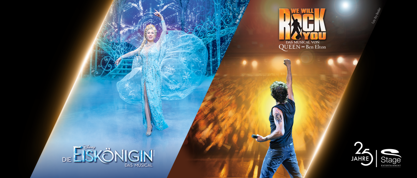 Eiskönigin / We Will Rock You Musicals in Stuttgart, © Stage Entertainment