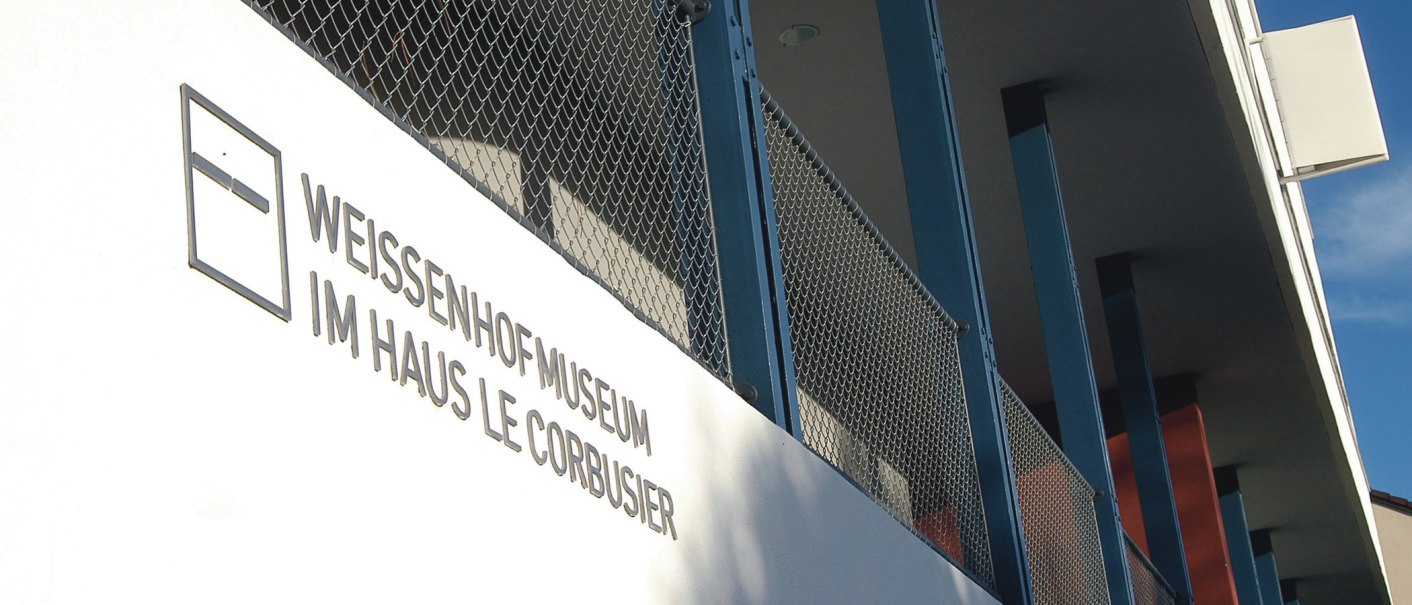 Wei&szlig;enhofmuseum im Haus Le Corbusier mit modernem Design und Metallzaun., &copy; Stuttgart-Marketing GmbH