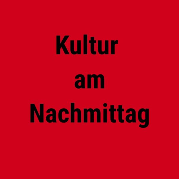 Schwarzer Text 'Kultur am Nachmittag' auf rotem Hintergrund., © Altes Schauspielhaus und Komödie im Marquardt e.V. Schwarzer Text 'Kultur am Nachmittag' auf rotem Hintergrund., © Altes Schauspielhaus und Komödie im Marquardt e.V.