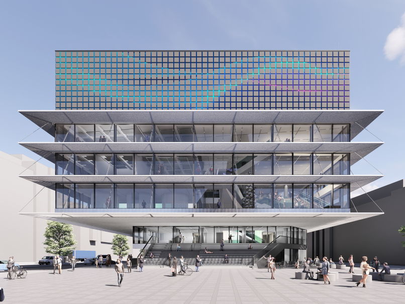 Entwurf des SMIC (Stuttgart Moving Image Center)., &copy; Delugan Meissl Associated Architects