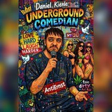 Daniel Kienle - Underground Comedian - Das Solo in der Uhu Bar, © links im Bild Daniel Kienle - Underground Comedian - Das Solo in der Uhu Bar, © links im Bild