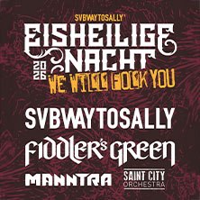 Poster für das Event 'Eisheilige Nacht 2026' mit Subway To Sally, Fiddler's Green, Manntra und Saint City Orchestra., © links im Bild Poster für das Event 'Eisheilige Nacht 2026' mit Subway To Sally, Fiddler's Green, Manntra und Saint City Orchestra., © links im Bild
