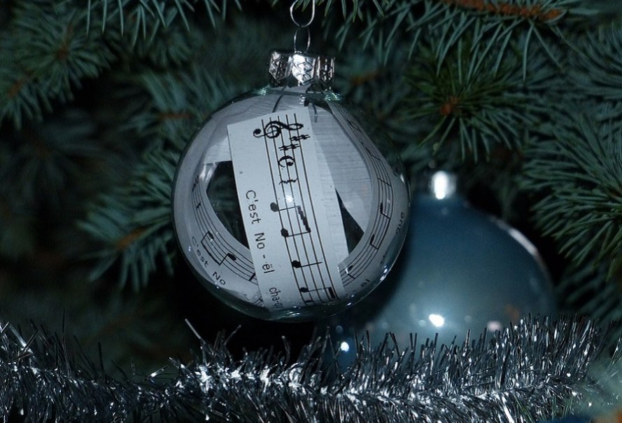 Musikalischer Weihnachtsbaumschmuck, © Pixabay