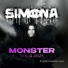 Poster der Monster Tour 2025 von Simona. Der Name 'Simona' und 'Monster Tour 2025' sind in auffälligen Schriftarten gestaltet, mit einem düsteren Hintergrund., © links im Bild Poster der Monster Tour 2025 von Simona. Der Name 'Simona' und 'Monster Tour 2025' sind in auffälligen Schriftarten gestaltet, mit einem düsteren Hintergrund., © links im Bild