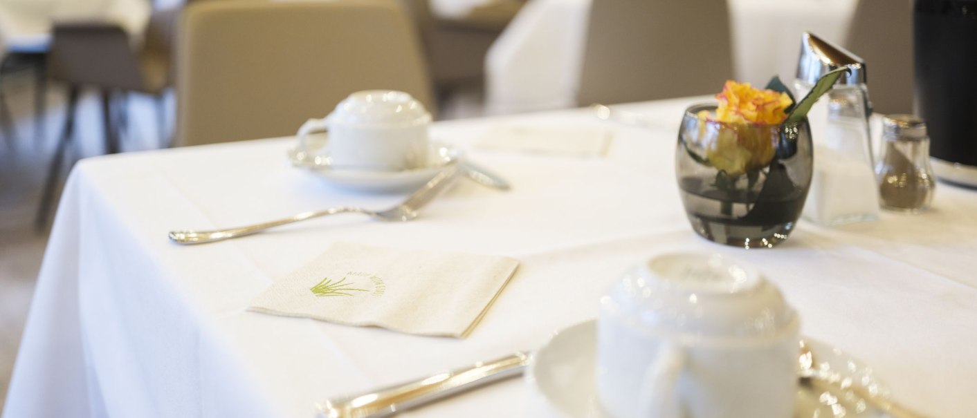 Tisch Frühstücksraum, © Hotel Wartburg Tisch Frühstücksraum, © Hotel Wartburg