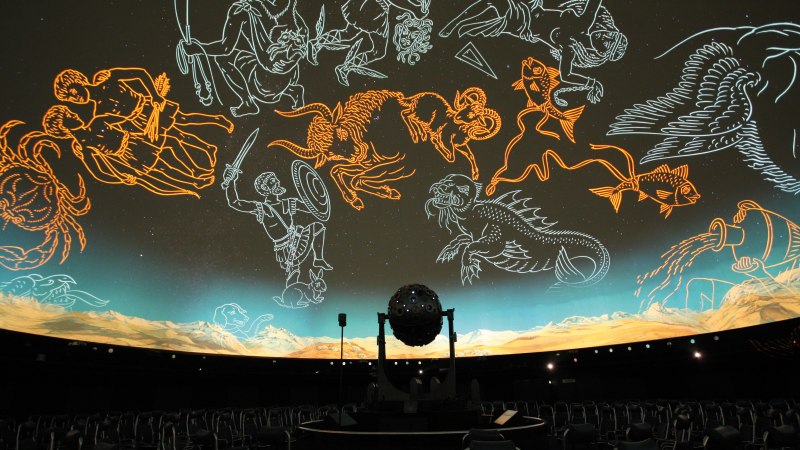Kuppelszene Planetarium, © Planetarium Stuttgart