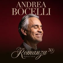 ANDREA BOCELLI - Romanza World Tour 2027, &copy; links im Bild