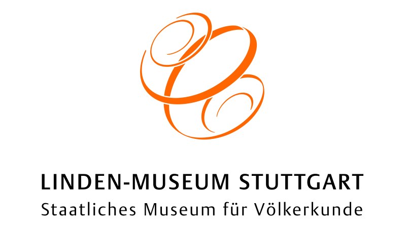 Logo des Linden-Museums Stuttgart mit stilisiertem Globus in Orange und schwarzem Schriftzug: 'Linden-Museum Stuttgart, Staatliches Museum für Völkerkunde'., © Linden-Museum Stuttgart Logo des Linden-Museums Stuttgart mit stilisiertem Globus in Orange und schwarzem Schriftzug: 'Linden-Museum Stuttgart, Staatliches Museum für Völkerkunde'., © Linden-Museum Stuttgart