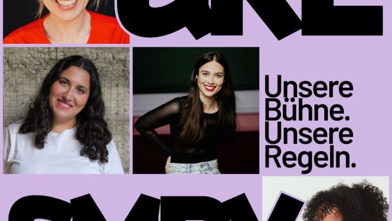 GRL CMDY - Mit Sara Karas, Nora Boeckler, Pegah Meggendorfer und Raytschel, &copy; Renitenztheater Stuttgart e.V.