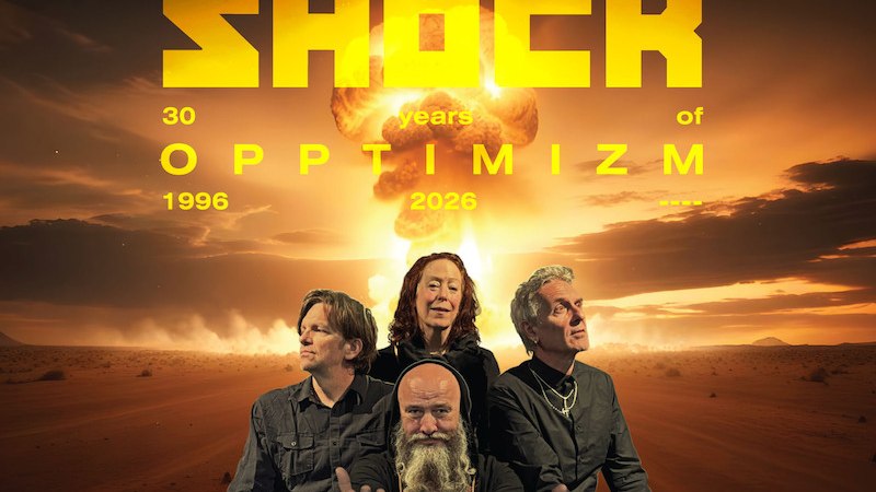 Poster der KULTUR SHOCK Europe Tour 2026 mit vier Bandmitgliedern vor einem dramatischen, explodierenden Hintergrund. Jubiläumstour zum 30-jährigen Bestehen., © Gibelin UG Poster der KULTUR SHOCK Europe Tour 2026 mit vier Bandmitgliedern vor einem dramatischen, explodierenden Hintergrund. Jubiläumstour zum 30-jährigen Bestehen., © Gibelin UG