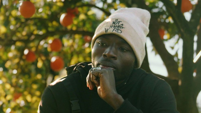 Eine Person mit Mütze sitzt nachdenklich unter einem Orangenbaum. Die Sonne scheint durch die Blätter., © ©2024 Berlin Producers Media GmbH / Marcus Zahn Eine Person mit Mütze sitzt nachdenklich unter einem Orangenbaum. Die Sonne scheint durch die Blätter., © ©2024 Berlin Producers Media GmbH / Marcus Zahn