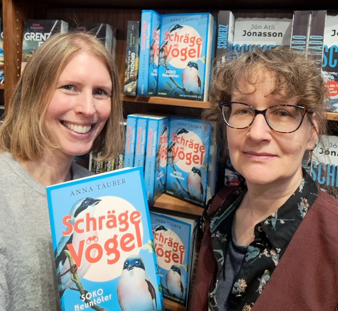 Dorothea Böhme und Regine Bott alias Anna Täuber stellen ihren neuen Roman vor., © privat