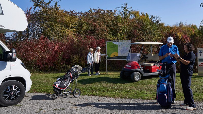 Wohnmobilstellplatz Bondorf Golfplatz Dom&auml;ne Niederreutin, &copy; Golfclub Dom&auml;ne Niederreutin