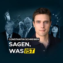 Constantin Schreiber live - Say what is, © see on the left Constantin Schreiber live - Say what is, © see on the left