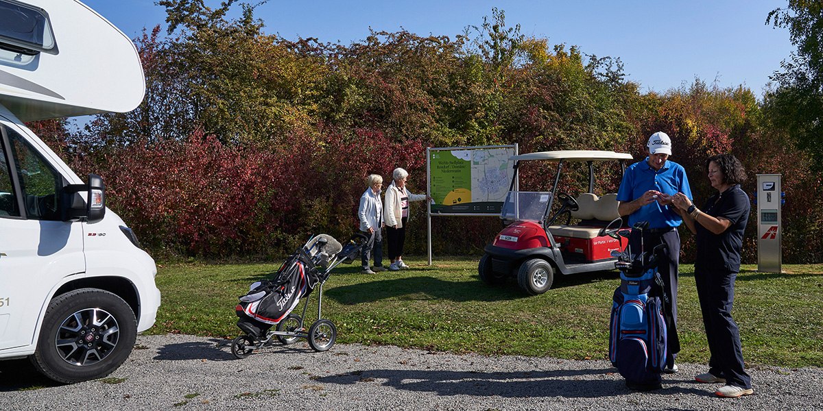 Wohnmobilstellplatz Bondorf Golfplatz Domäne Niederreutin, © Golfclub Domäne Niederreutin