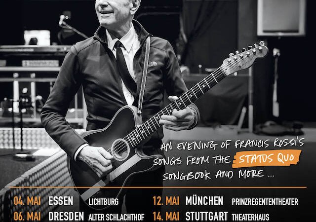 An Evening With Francis Rossi, © Music Circus Concertbüro GmbH &CoKG