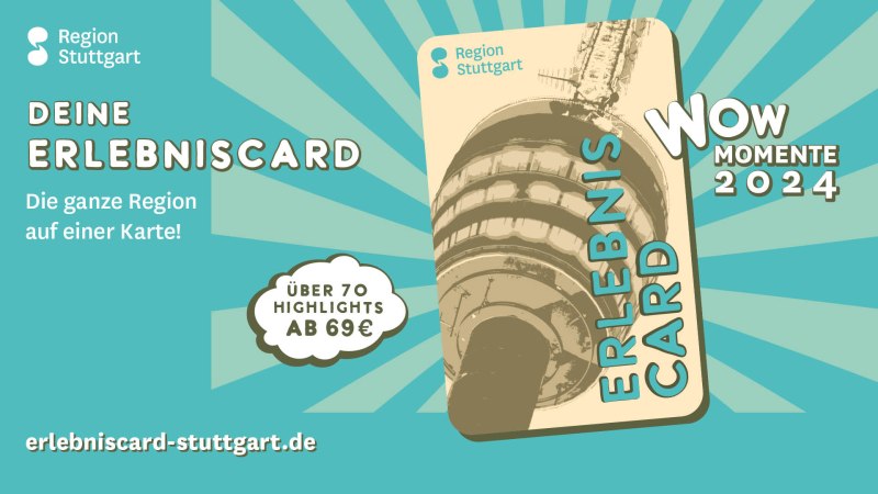Die ErlebnisCard 2024, © Stuttgart-Marketing GmbH