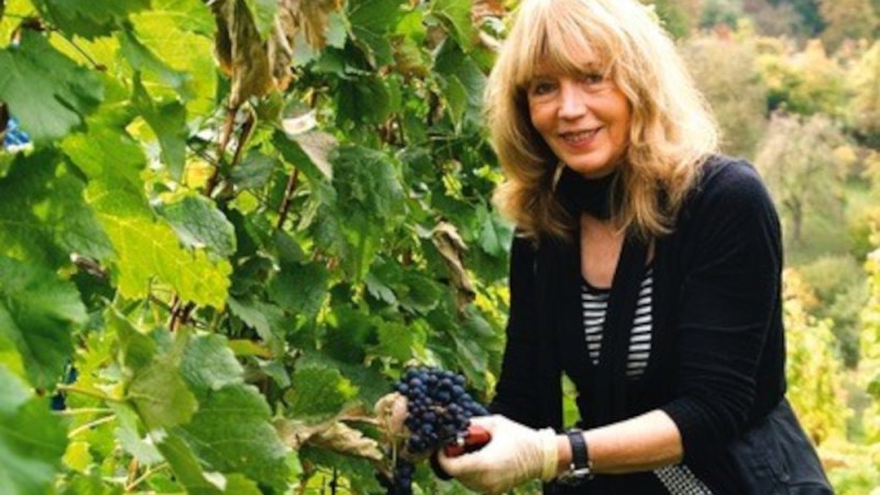 Elsbeth Koch im Weinberg, © Elsbeth Koch