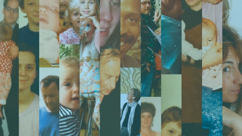 Collage aus verschiedenen Fotos von Menschen in unterschiedlichen Lebensphasen, von Babys bis zu Erwachsenen, in einem künstlerischen Stil angeordnet., © Erika Palnau Collage aus verschiedenen Fotos von Menschen in unterschiedlichen Lebensphasen, von Babys bis zu Erwachsenen, in einem künstlerischen Stil angeordnet., © Erika Palnau