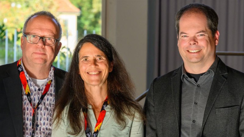 v.l. Rainer Kurlemann, Carina Frey und Alexander M&auml;der, &copy; Foto: privat