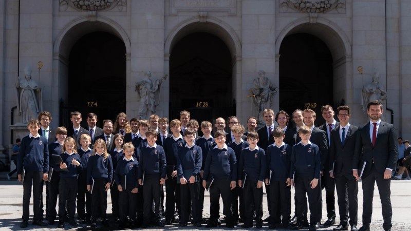 Gruppenfoto, © Copyright: Salzburg 2024, Knabenchor collegium iuvenum Stuttgart