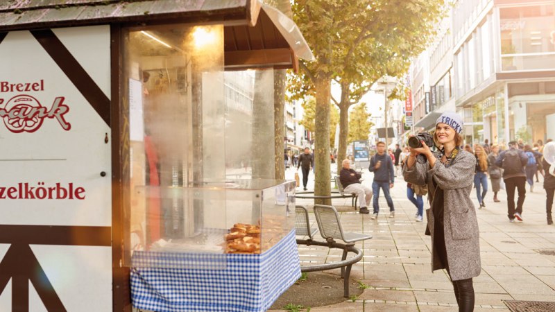 Food-Bloggerin trickytine in Aktion, © Stuttgart-Marketing GmbH/Jean-Claude Winckler