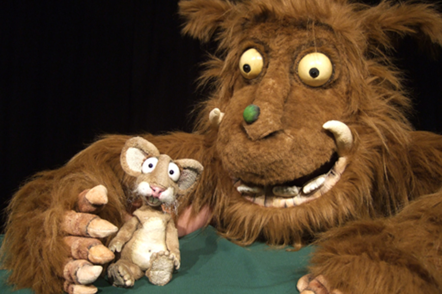 Die kleine Maus trifft den gro&szlig;en Gr&uuml;ffelo., &copy; Marotte-Theater