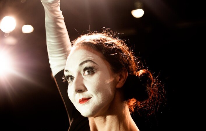 Pantomime Solo-Stück Lebenslinien, © Theater Atelier Pantomime Solo-Stück Lebenslinien, © Theater Atelier