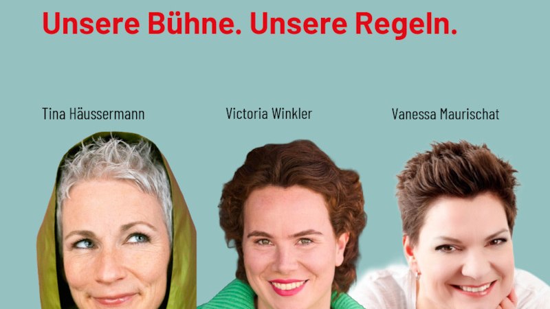 GRL CMDY - u.a. mit Tina Häussermann, Victoria Winkler und Vanessa Maurischat, © Aras Goetken, Steffi Henn, Linn Marx GRL CMDY - u.a. mit Tina Häussermann, Victoria Winkler und Vanessa Maurischat, © Aras Goetken, Steffi Henn, Linn Marx