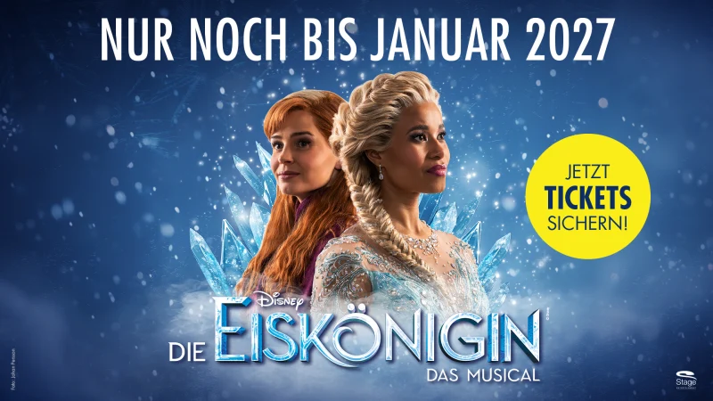 Die Eiskönigin Bye Bye Keyvisual, © Stage Entertainment Die Eiskönigin Bye Bye Keyvisual, © Stage Entertainment