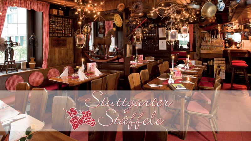 Stuttgarter Stäffele Restaurant, © Buschwerk Mediendesign / Wilhelmer Gastronomie Stuttgarter Stäffele Restaurant, © Buschwerk Mediendesign / Wilhelmer Gastronomie