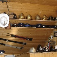 Exhibition at the Stuttgart-Untert&uuml;rkheim Fire Service Helmet Museum, &copy; Enslin