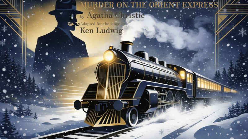 Welcome Onboard the Mystery Express, &copy; Generated my MS Copilot Create