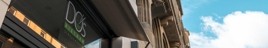 Exterior view of DO's Vietnam Street Food Restaurant with blue sky and clouds in the background., &copy; SMG Stuttgart Marketing GmbH - Sarah Schmid
