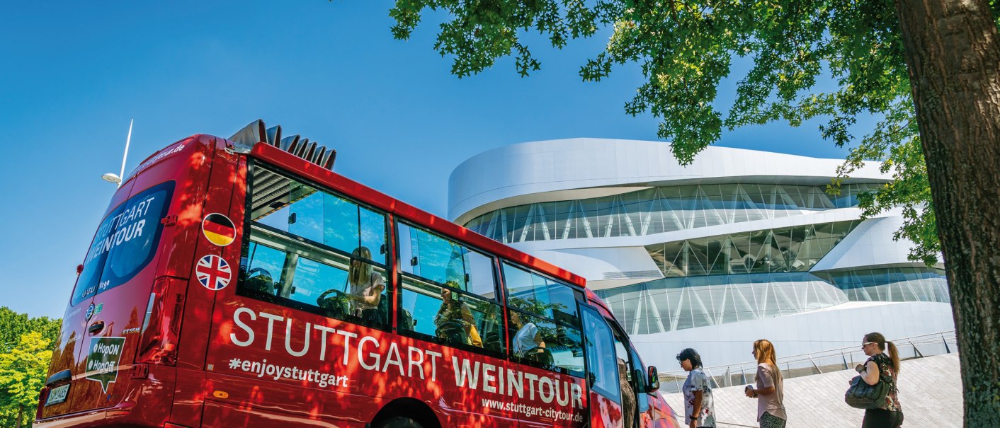 Haltestelle Mercedes-Benz-Museum, © SMG, Thomas Niedermüller 