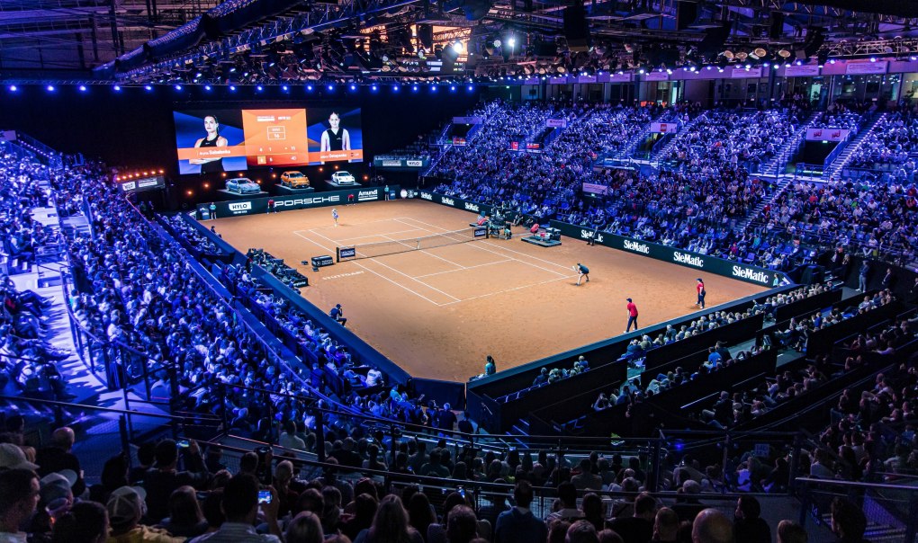 Der Porsche Tennis Grand Prix in der Porsche-Arena, © Porsche AG Der Porsche Tennis Grand Prix in der Porsche-Arena, © Porsche AG