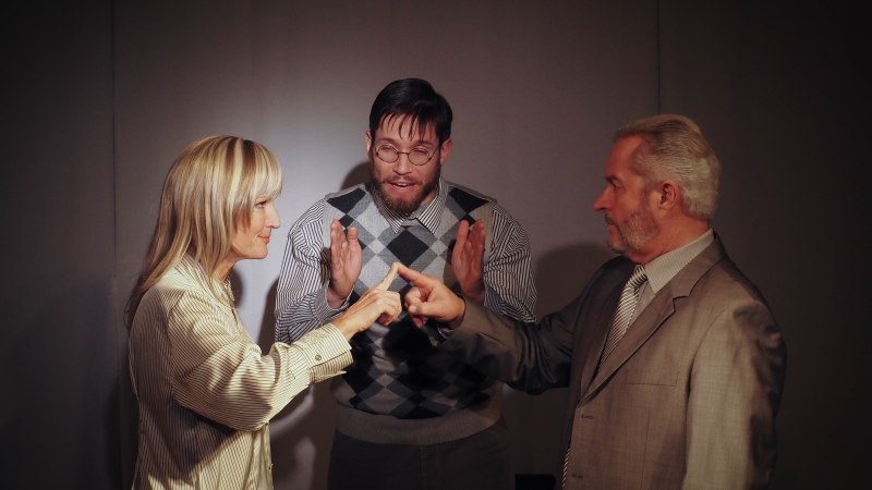 Szene aus "Die Wunderübung", © Theater Atelier