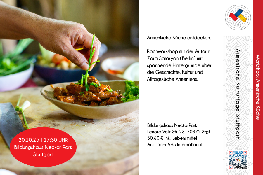 Annonce: Armenische Küche, © AGBW