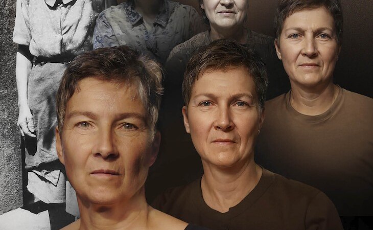 Collage von Frauenportr&auml;ts in verschiedenen Altersstufen, von schwarz-wei&szlig; bis farbig. Die Bilder zeigen eine Entwicklung &uuml;ber die Zeit., &copy; Rosenau Kultur e.V.