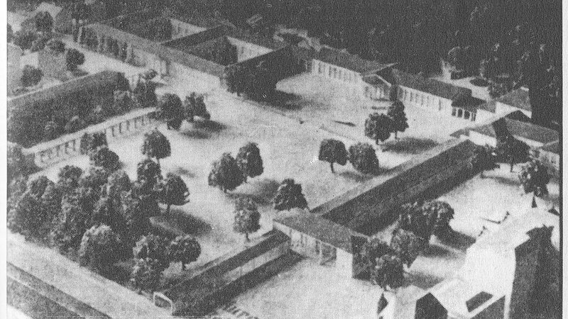 Städtebauliches Modell von 1938 der geplanten Kursaalanlagen, © NS-Kurier 1938 Städtebauliches Modell von 1938 der geplanten Kursaalanlagen, © NS-Kurier 1938