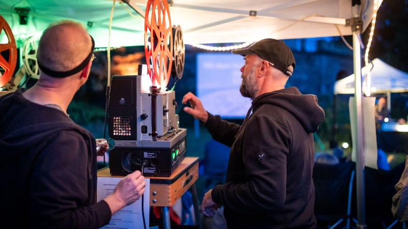16mm Freiluftkino, &copy; Julian Rettig