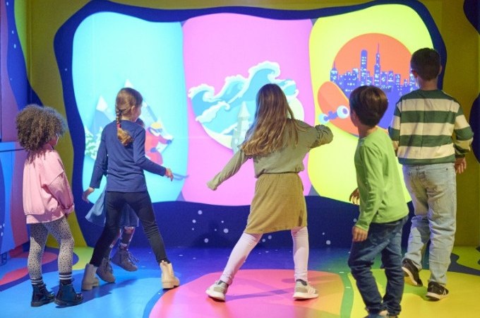 Punkt tanzt – Kreativer Kindertanz, © Landesmuseum Württemberg