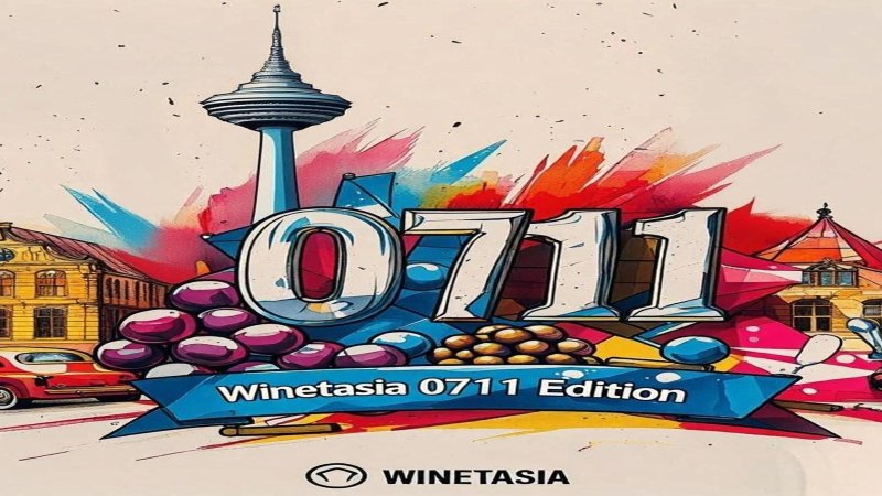 Bunte Illustration mit Fernsehturm, historischen Gebäuden und Oldtimer. Der Schriftzug '0711' und 'Winetasia 0711 Edition' ist prominent platziert., © Winetasia Bunte Illustration mit Fernsehturm, historischen Gebäuden und Oldtimer. Der Schriftzug '0711' und 'Winetasia 0711 Edition' ist prominent platziert., © Winetasia