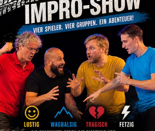 STUTTGART IMPROVISIERT zeigt: Die 4x4-Impro-Show, © Theater Atelier STUTTGART IMPROVISIERT zeigt: Die 4x4-Impro-Show, © Theater Atelier
