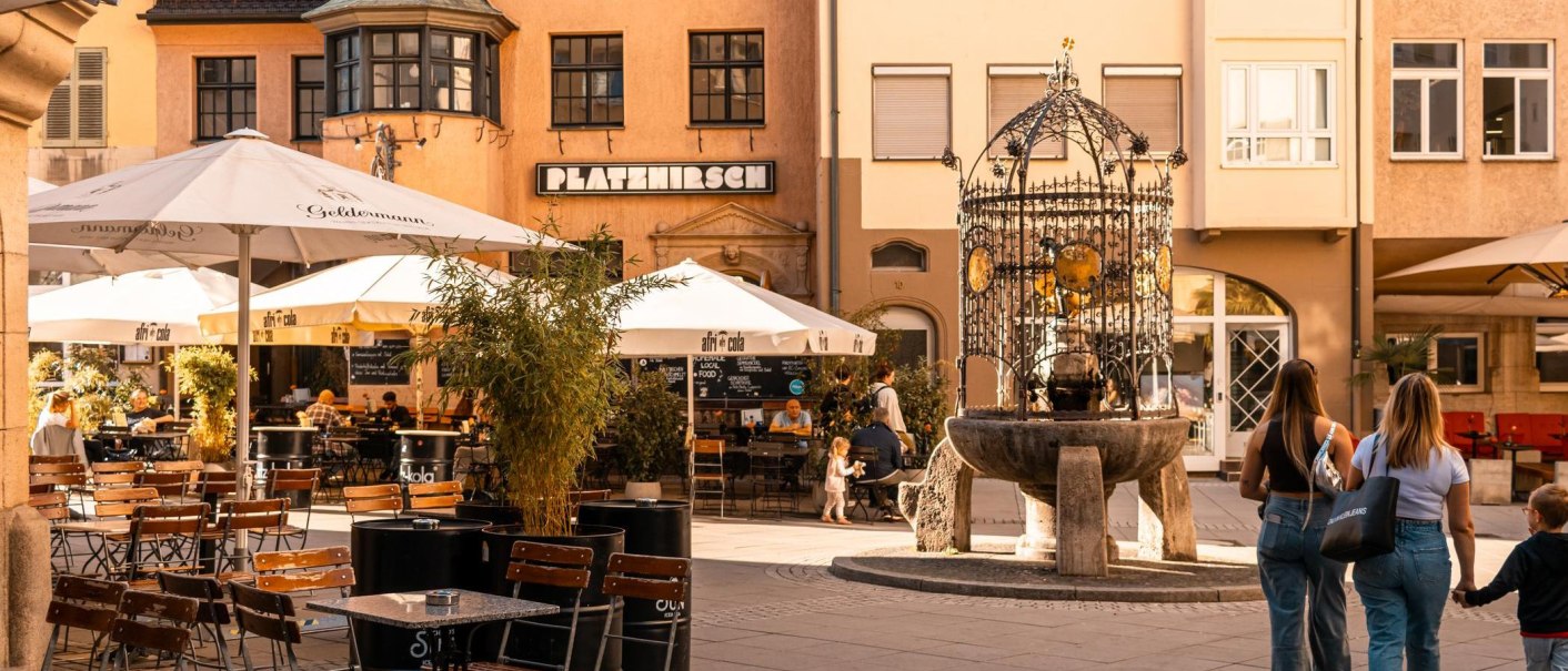 Hans-im-Glück-Brunnen, © Stuttgart-Marketing GmbH, Sarah Schmid